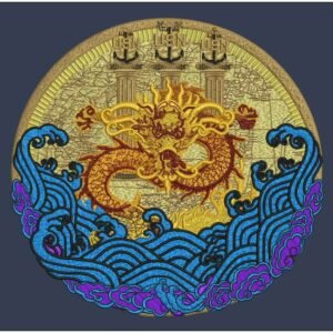 USN Golden Dragon Sweater Design
