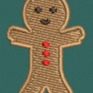 Christmas Gingerbread Man Patch