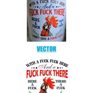 Rooster Mug Design – Explicit Humor