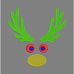 Christmas Abstract Reindeer